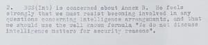 British Army does not discuss intelligence matters