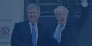 BritGov Brandon Lewis and Boris Johnson