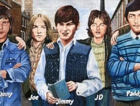 Daniel McAreavey mural, Lower Falls