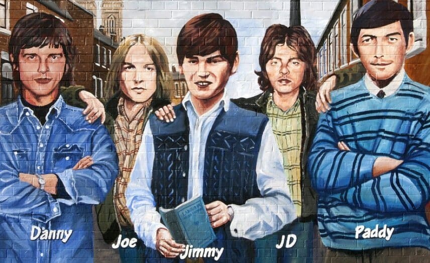 Daniel McAreavey mural, Lower Falls