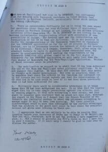 Letter about the deployment of CR Gas August 1974