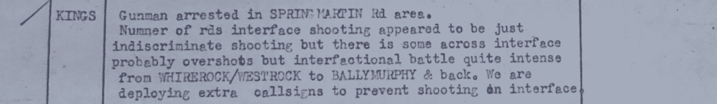 Casual Collusion - Loyalist Gunman Arrested in Springmartin
